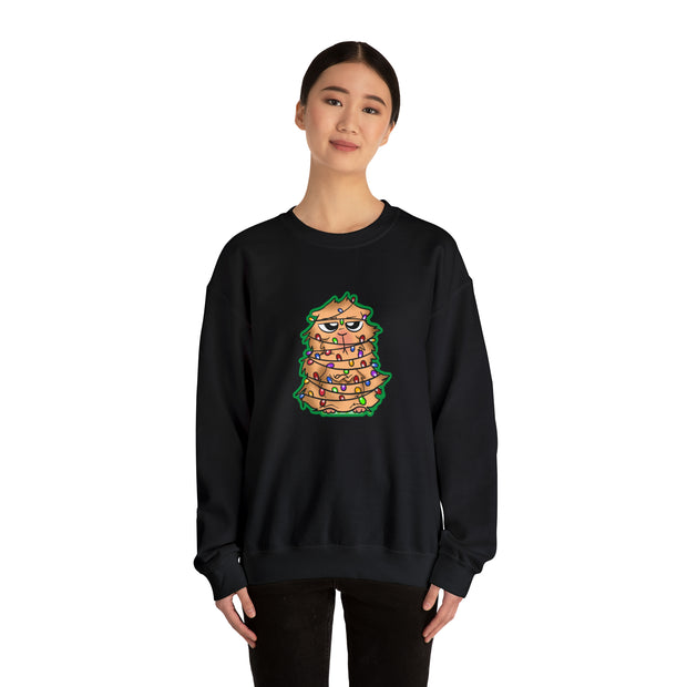 Christmas cat Unisex Heavy Blend™ Crewneck Sweatshirt