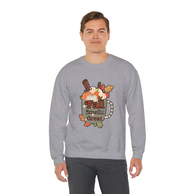 Fall Smells Great Unisex Heavy Blend™ Crewneck Sweatshirt