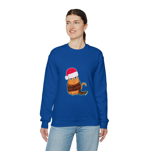Christmas cat Unisex Heavy Blend™ Crewneck Sweatshirt