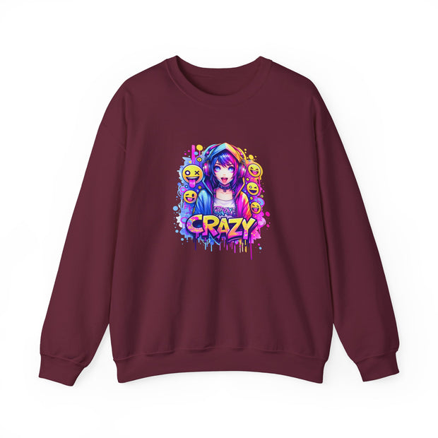 Graffiti Anime Girls Unisex Heavy Blend™ Crewneck Sweatshirt