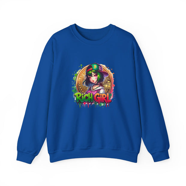 Graffiti Anime Girls Unisex Heavy Blend™ Crewneck Sweatshirt