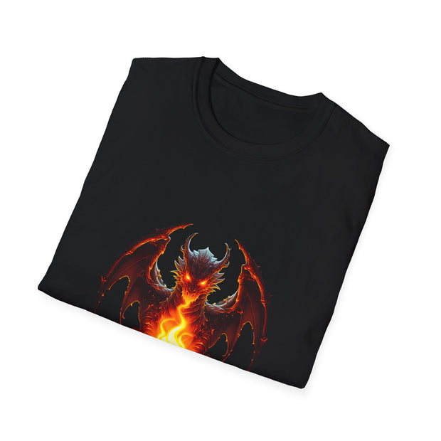 Fire Dragon Unisex Softstyle T-Shirt