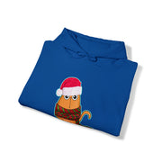 Christmas cat Unisex Heavy Blend™ Hooded Sweatshirt