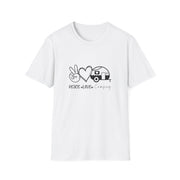 Peace Love Camping Unisex Softstyle T-Shirt