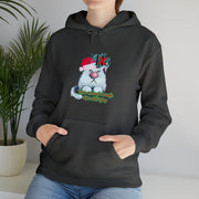 Christmas cat Unisex Heavy Blend™ Hooded Sweatshirt