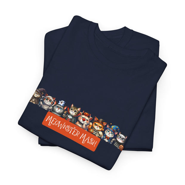 Meownster Mash Unisex Heavy Cotton Tee