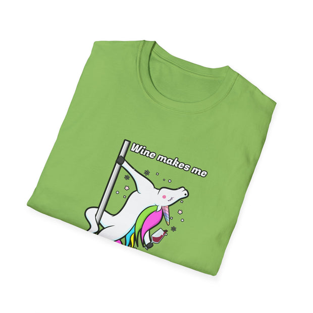 Unicorn Wine Unisex Softstyle T-Shirt