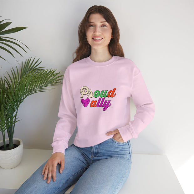 Proud Ally Unisex Heavy Blend™ Crewneck Sweatshirt