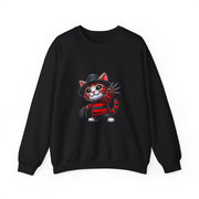 Horror Movie Cats Unisex Heavy Blend™ Crewneck Sweatshirt