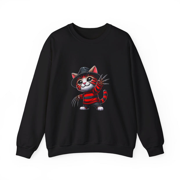 Horror Movie Cats Unisex Heavy Blend™ Crewneck Sweatshirt