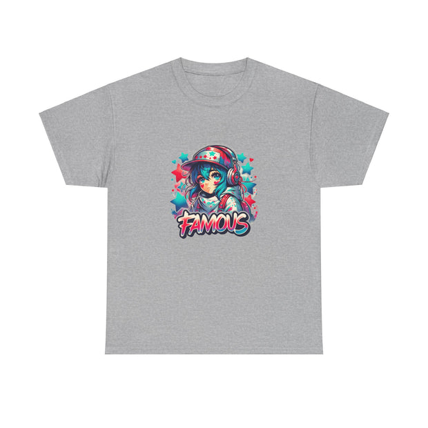 Graffiti Anime Girls Unisex Heavy Cotton Tee