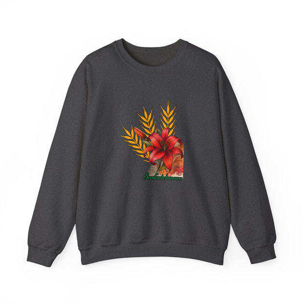 Saskatchewan Lily Unisex Heavy Blend™ Crewneck Sweatshirt