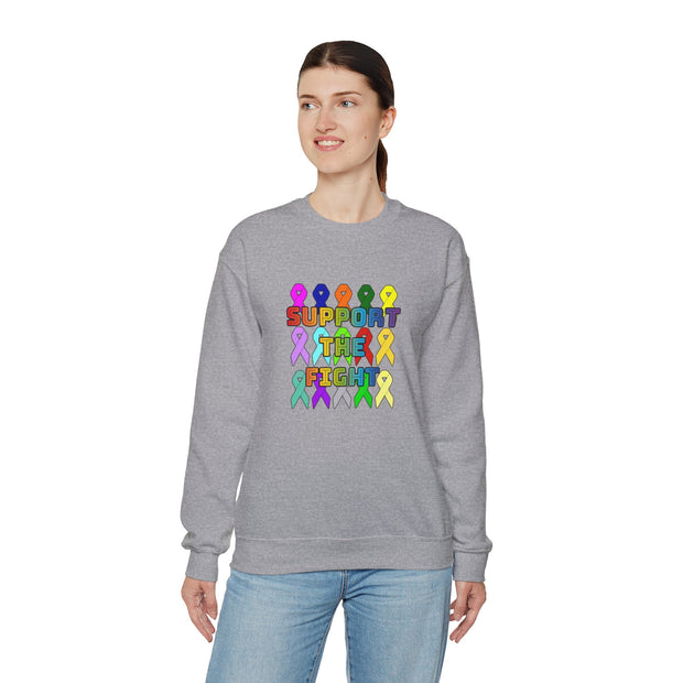 Support the Fight Unisex Heavy Blend™ Crewneck Sweatshirt