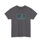 Ovarian Cancer Support Squad Unisex Heavy Cotton Tee