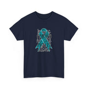 Family Support Ovarian Cancer Unisex Heavy Cotton Tee
