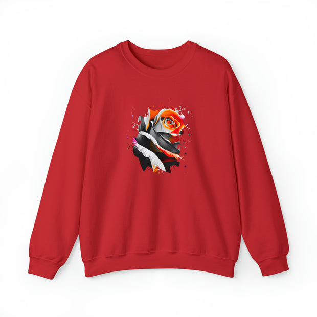 Rose Unisex Heavy Blend™ Crewneck Sweatshirt