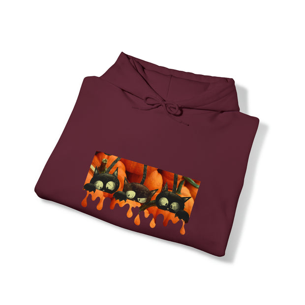 Pumpkin cats Unisex Heavy Blend™ Hooded Sweatshirt