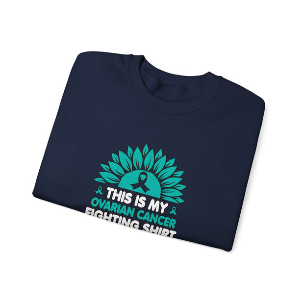 Ovarian Cancer Fighting Unisex Heavy Blend™ Crewneck Sweatshirt