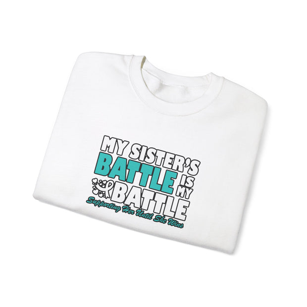 My Sister’s Battle Unisex Heavy Blend™ Crewneck Sweatshirt