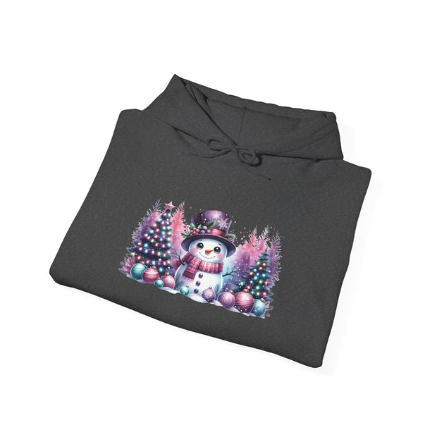 Pastel Snowman Unisex Heavy Blend™ Hooded Sweatshirt