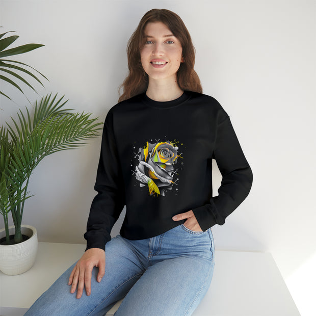 Rose Unisex Heavy Blend™ Crewneck Sweatshirt