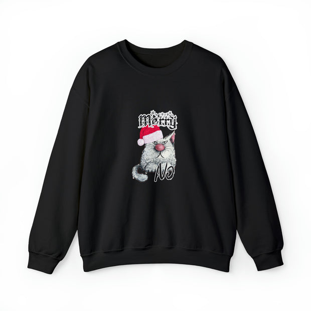 Christmas cat Unisex Heavy Blend™ Crewneck Sweatshirt