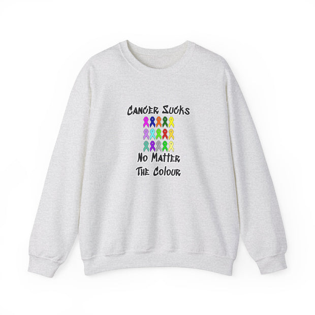 Cancer Sucks Unisex Heavy Blend™ Crewneck Sweatshirt