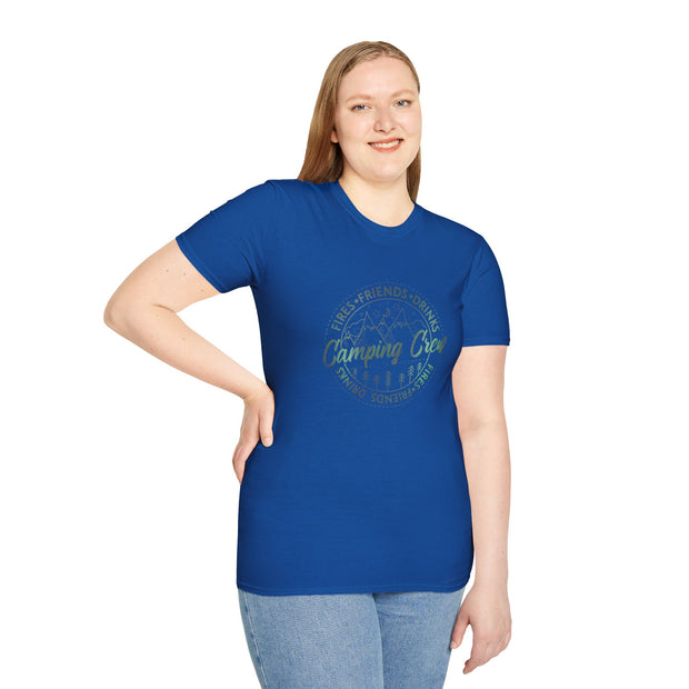 Camping Crew Unisex Softstyle T-Shirt