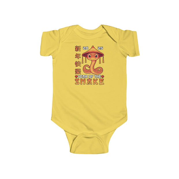 2025 Chinese New Year Infant Fine Jersey Bodysuit