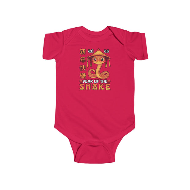 2025 Chinese New Year Infant Fine Jersey Bodysuit