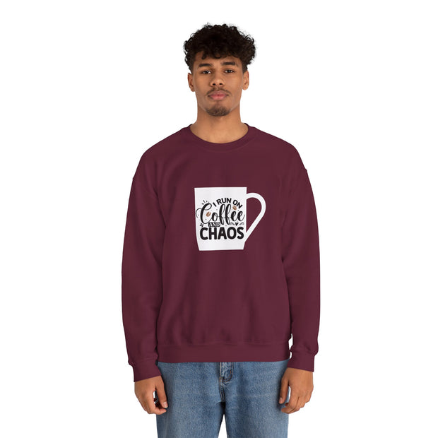 Coffee and Chaos Unisex Heavy Blend™ Crewneck Sweatshirt