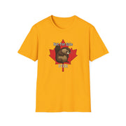 Angry Beaver Unisex T-Shirt - Not For Sale Maple Leaf Design