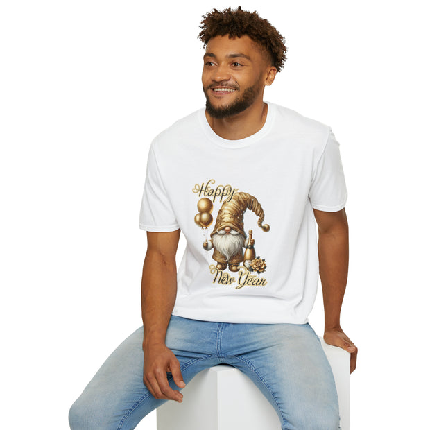Gnome New Year Unisex Softstyle T-Shirt