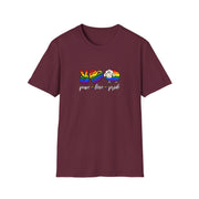 Peace Love and Pride Unisex Softstyle T-Shirt