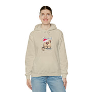 Christmas cat Unisex Heavy Blend™ Hooded Sweatshirt