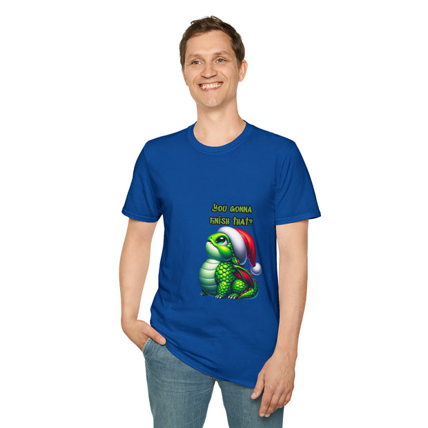 Christmas Dragon Unisex Softstyle T-Shirt