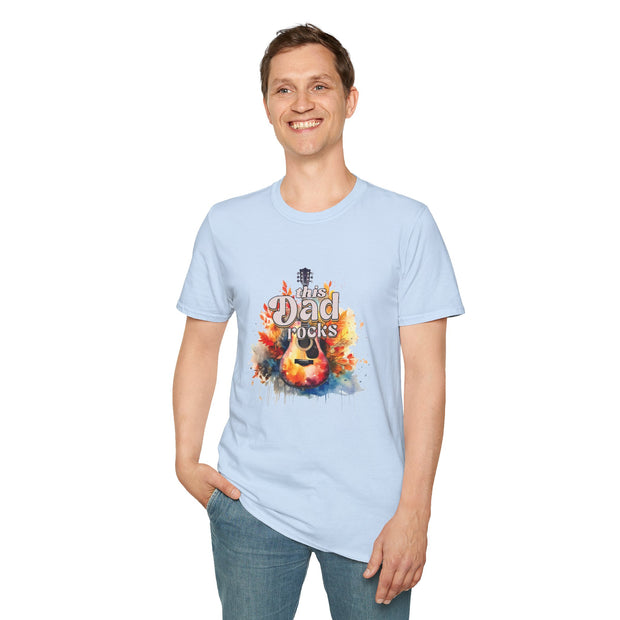 This Dad Rocks Unisex Softstyle T-Shirt