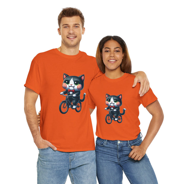 Horror Movie Cats Unisex Heavy Cotton Tee