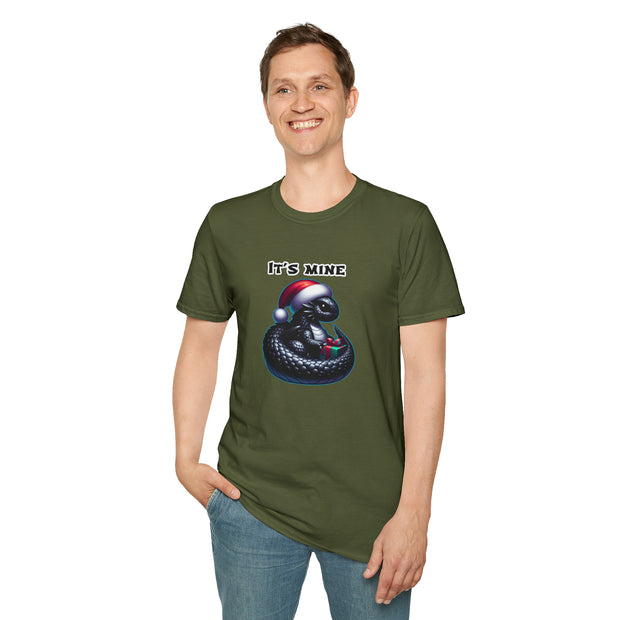 Christmas dragon Unisex Softstyle T-Shirt