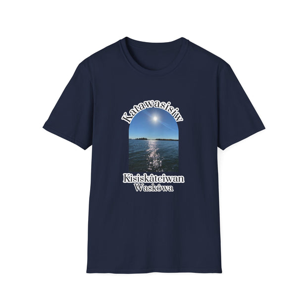 Cree Saskatchewan Skies Unisex Softstyle T-Shirt