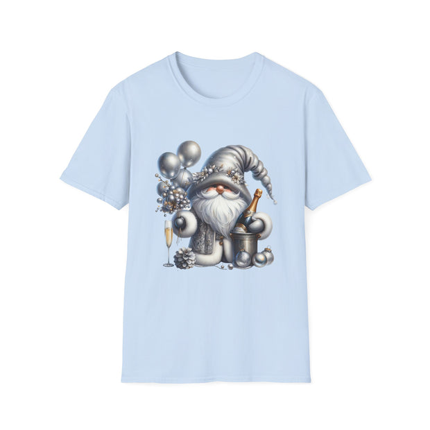 New Year Gnome Unisex Softstyle T-Shirt