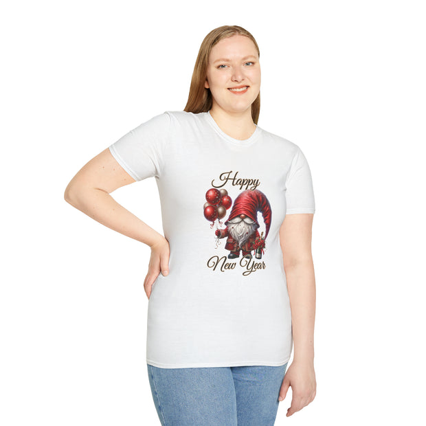 Gnome New Year Unisex Softstyle T-Shirt