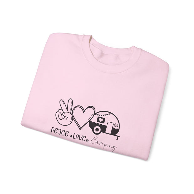 Peace Love Camping Unisex Heavy Blend™ Crewneck Sweatshirt