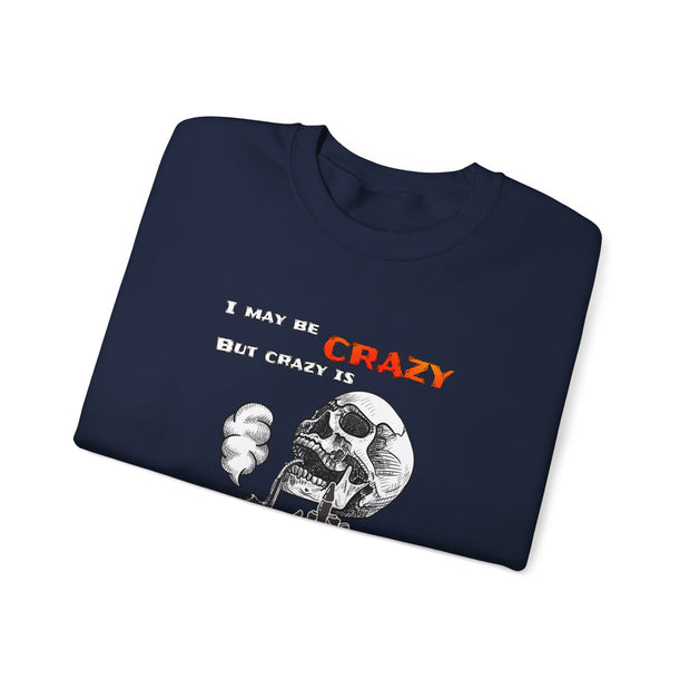 Crazy Skull Unisex Heavy Blend™ Crewneck Sweatshirt