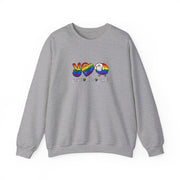 Peace Love Pride Unisex Heavy Blend™ Crewneck Sweatshirt