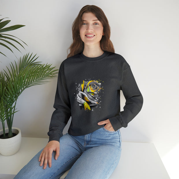 Rose Unisex Heavy Blend™ Crewneck Sweatshirt