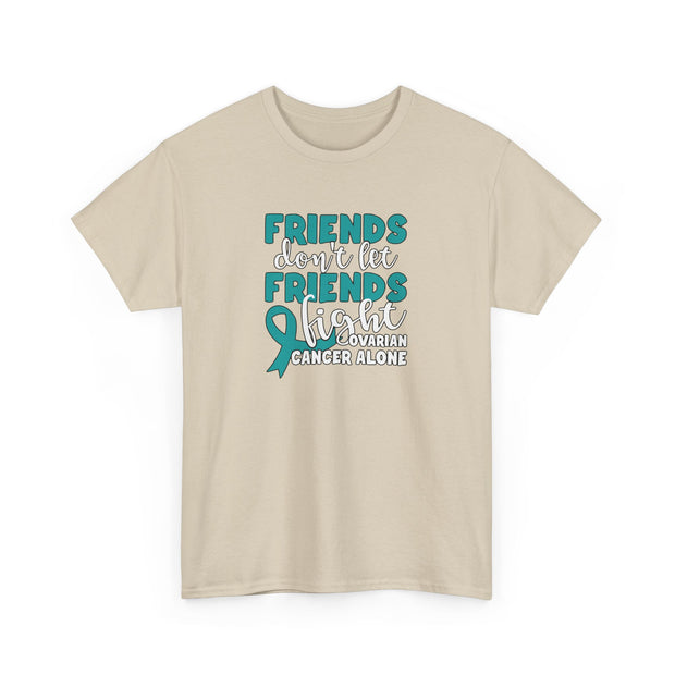 Ovarian Cancer Friends Unisex Heavy Cotton Tee