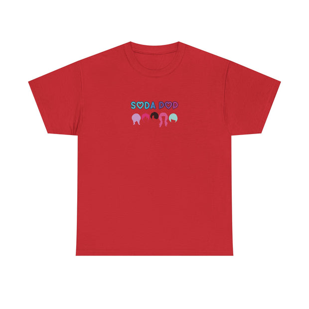 Colorful Soda Pop Unisex Heavy Cotton Tee | Fun Graphic Tee for All Occasions, Festival Apparel, Casual Wear, Gift Ideas, Summer Style