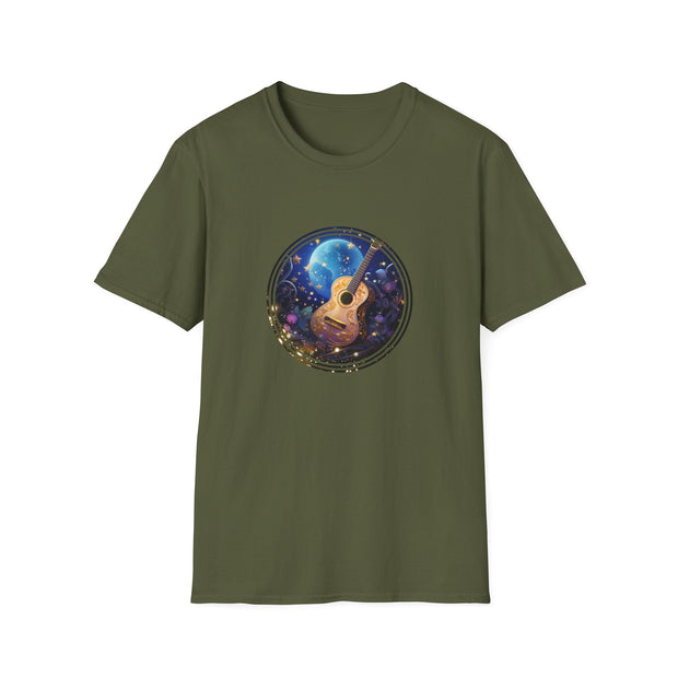 Moonlight Guitar Unisex Softstyle T-Shirt