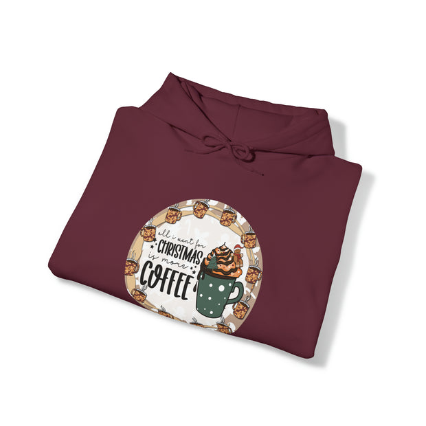 Christmas Coffee Unisex Heavy Blend™ Hooded Sweatshirt